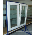 PVC/UPVC Tilt and Turn Low E Double Glass/Glazing Window Manufacturer